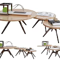 New Chinese Tea Table Tea Set 3d model