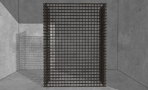 Partition screen reinforced partition 3d model