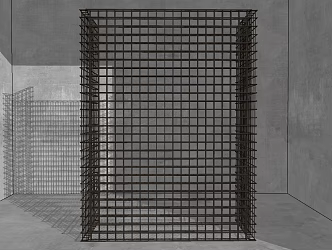Partition screen reinforced partition 3d model