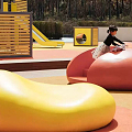 Modern Children's Play Area Children's Activity Site Dongyuan Dongdongma Children's Play Area Slide Equipment 3d model