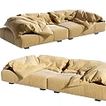 Baxter two-seat sofa 3d model