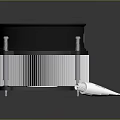 CPU Cooler Heat Sink Cooling Fan With Mounting Screws And Installation Tool