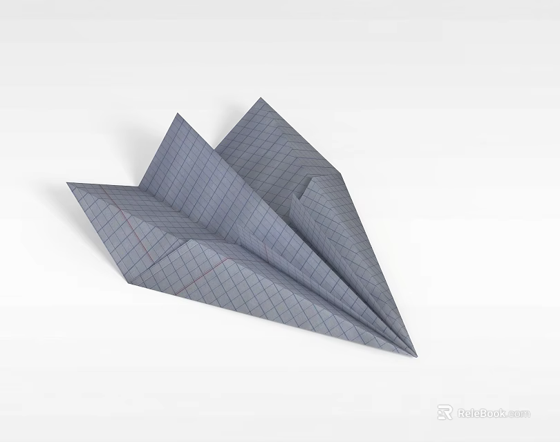 Foldable Locker Design With Grid Pattern And Gray Paper Material 3d model 