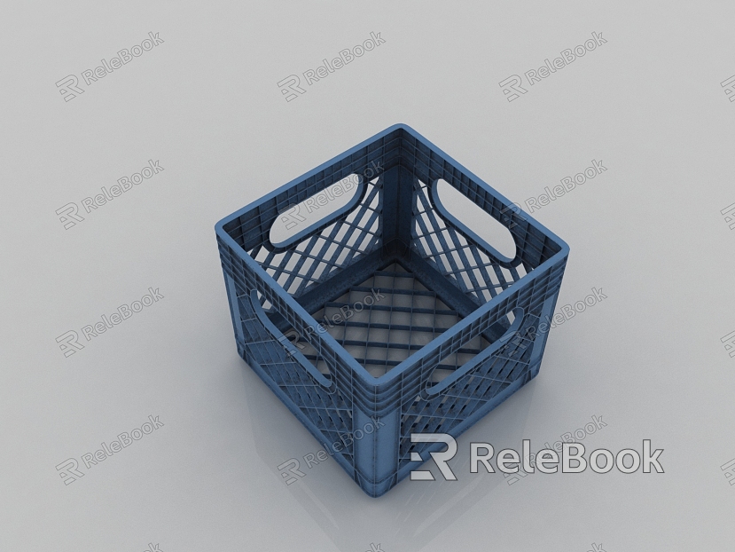 Modern plastic basket model