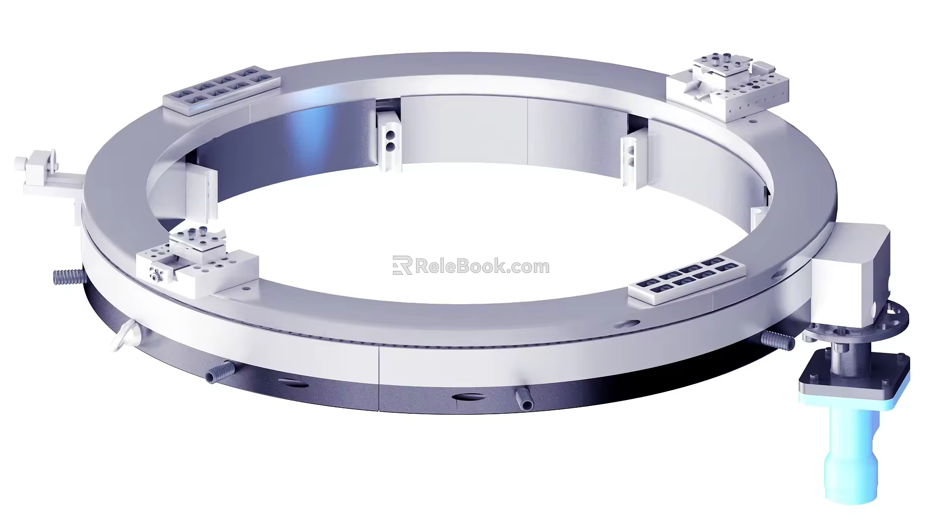 modern pipe cold cutting machine 3d model