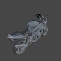 Suzuki SV650s motorcycle 3d model