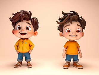 Cartoon Boy Little Boy Blind Box Character Cartoon Game Character Cartoon IP 3d model