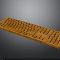 Orange Electronic Keyboard With Vibrant Color Sleek Design And Responsive Keys For Daily Use