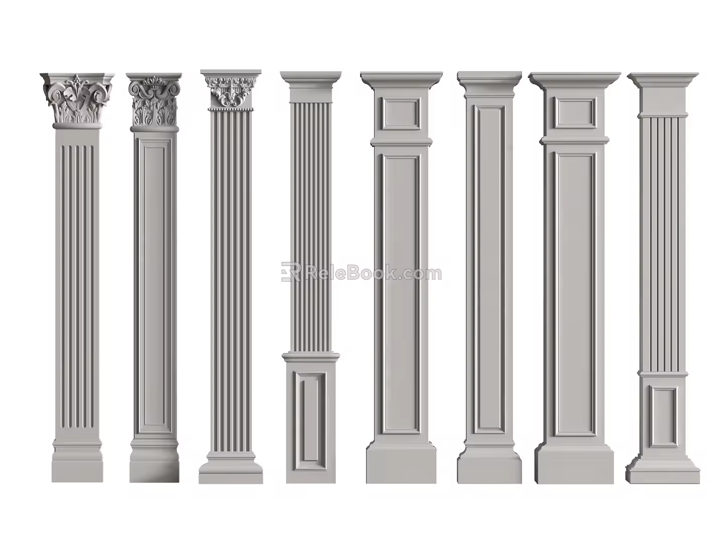 Columns Roman Columns 3d model