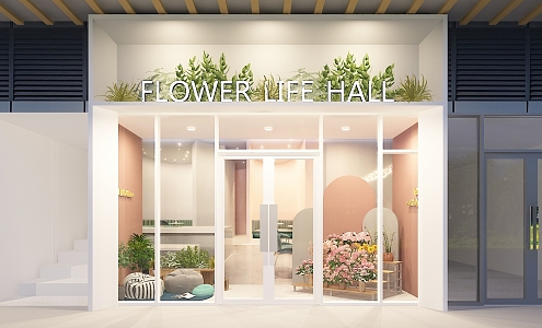 Modern Florist 3d model