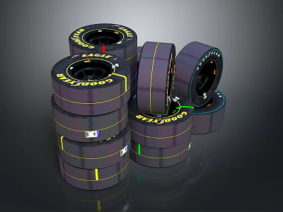 Tire tire wheel hub Volkswagen wheel hub Volkswagen tire new tire car outer tire car wheel hub 3d model
