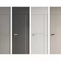 Modern Hinged Doors Design With Various Colors And Wood Grain Finishes