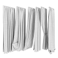 White Curtains As Daily Washing Products For Home Use And Decor Styles