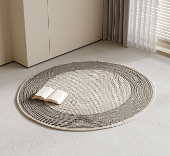 Round carpet 3d model