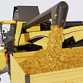 combine tractor 3d model