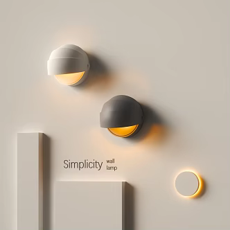 Modern wall lamp personalized wall lamp creative wall lamp 3d model