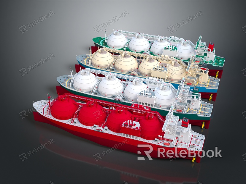 modern cargo ship large cargo ship model