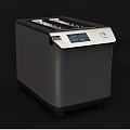 BOCK Electric Kettle with Transparent Glass Body Silver Base and Digital Display for Modern Kitchen