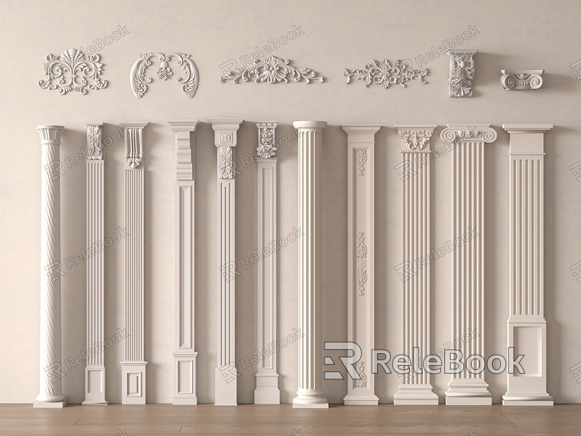 classical roman column model