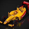 F1 Racing sports car 3d model