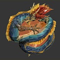 Modern Dragon Chinese Dragon Dragon Dragon 3d model