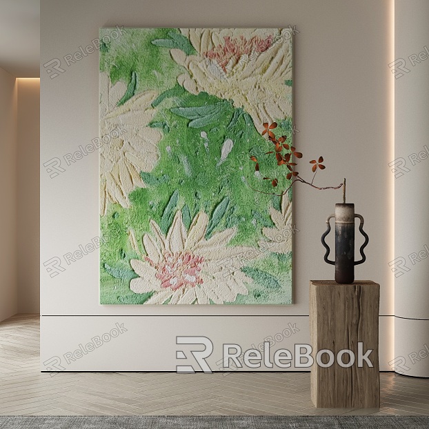 modern decorative painting model