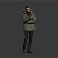 Characters Men Women Winter Dress 4K Map Fine Model pbr Has Map 3d model