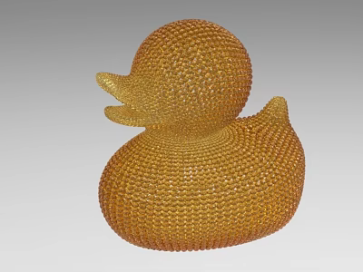 Crystal Duck Modeling 909 3d model