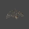 Skeleton Bone Remains 3d model