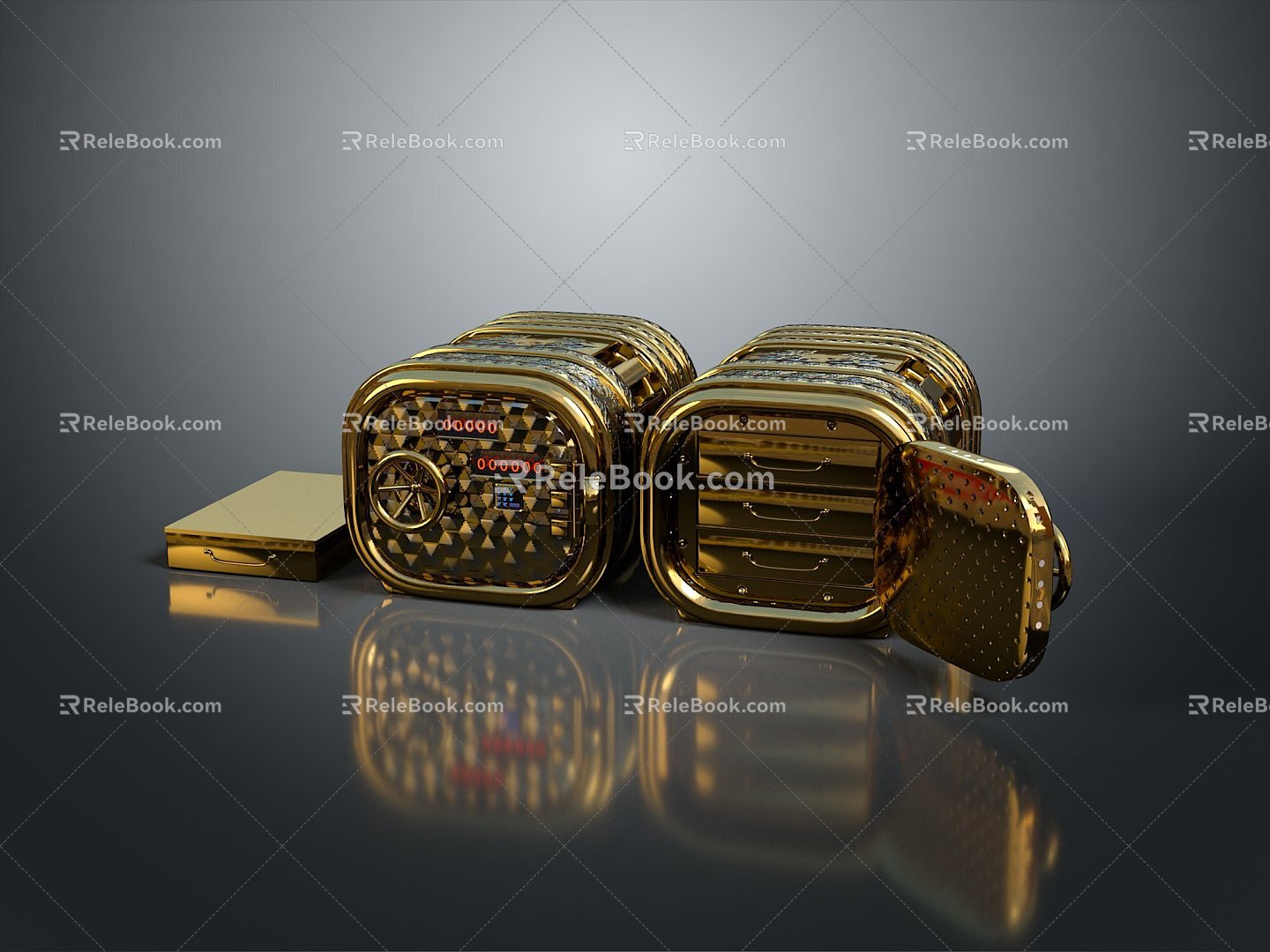 Box Safe Metal Box Next Generation Item 3 Print 3d model