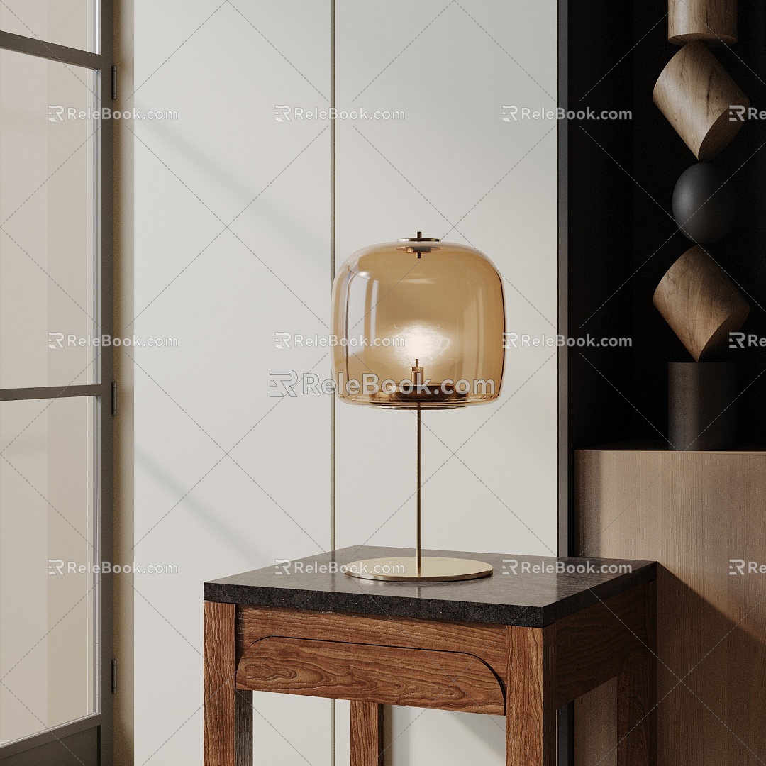 Modern table lamp 3d model