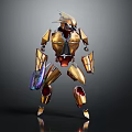 Modern Robot Sci-Fi Armor Sci-Fi Warrior Alien Warrior 3d model