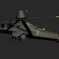 Military Helicopter 3D Rendered With Modern Design Rotor System Cockpit Windows And Weapon Mounts