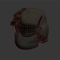 Tactical Military Helmet With Night Vision Mount And Adjustable Chin Strap For Combat Use