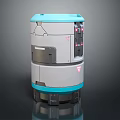 Modern Sci-Fi Equipment Sci-Fi Capsule Space Capsule Hibernation Cabin Freezing Cabin 3d model