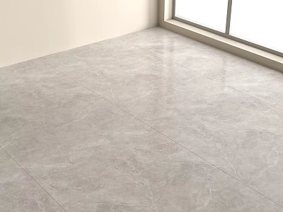 Modern Gray Marble Texture Glossy Floor Tiles For Interior Home Decoration Design 3d model