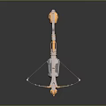 Crossbow Mechanical Crossbow Shift Bow and Arrow Shoot Far Equipment Weapons High-tech Crossbow 3d model