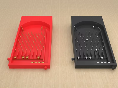 Modern game props marbles interactive 3d model