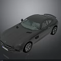 Silver Mercedes Two Door Sports Car With Sleek Design Transparent Roof And Alloy Wheels