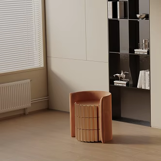 Modern Bedside Cabinet 3d model