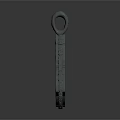 Gray Braided Pendant With Intricate Decorative Design For Fashion Accessory