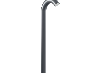 Modern Sleek Aluminum Pole Outdoor Garden Light for Yard Exterior Lighting 3d model