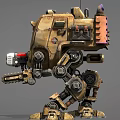 Star Army Sentry Robot Samurai Patrol Robot 3d model