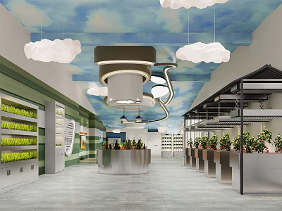 Modern Laboratory 3d model