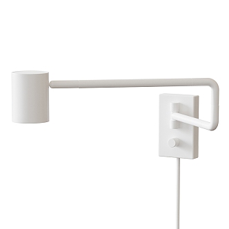 White wall lamp 3d model