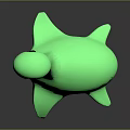 Turtle Cartoon Turtle Snapping Turtle Chickbill Turtle Reptile Cold Blooded Animal Reptile Class 3d model