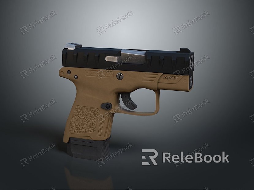 pistol semi-automatic pistol automatic pistol modern weapon hot weapon hot weapon gun military model