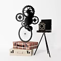 Modern Camera Antique Camera See Box Trunk 3d model