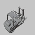 Forklift Truck 3d model