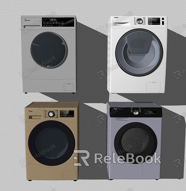 Modern washing machine model